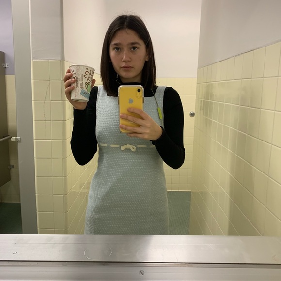 Vintage baby blue dress - Picture 3 of 3